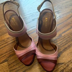 Malone souliers heeled sandals 36.5/6.5 worn once!